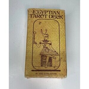 Egyptian Tarot Deck Cards Comte Saint-Germain Stuart R Kaplan w/book guide 1980